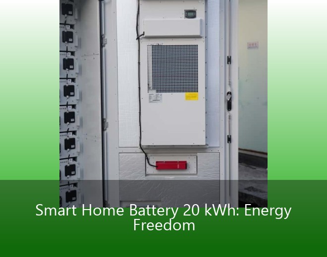Smart Home Battery 20 kWh: Energy Freedom